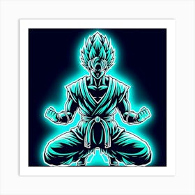 Neon karate kid 2 Art Print