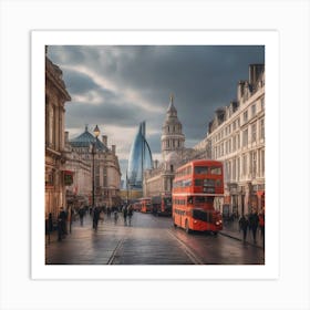 The historical London Art Print