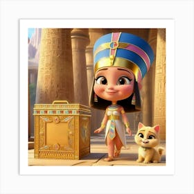 Egyptian Princess Art Print