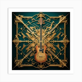 Acoustic Guitar Art Print