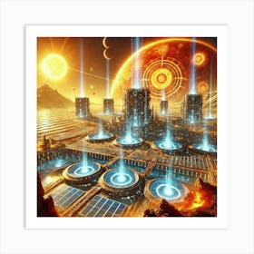 The Solar Imperium On Mercury Art Print