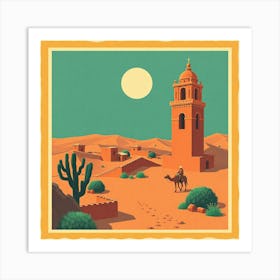 Moroccan Desert Art Print