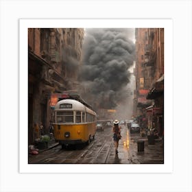 City On Fire Art Print