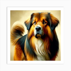 Multicolored Dog Art Print