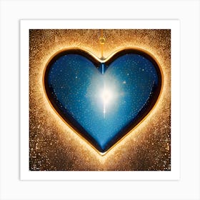 Heart Of Gold 1 Art Print