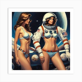 Space Babes Art Print