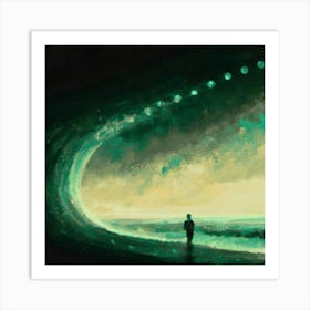 Aliens In The Ocean Art Print