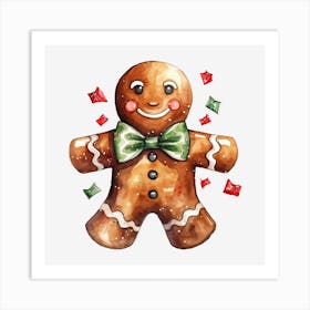 Gingerbread Man 1 Art Print