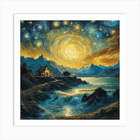 Starry Night 24 Art Print