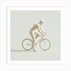 Bicycle Rider Art Print