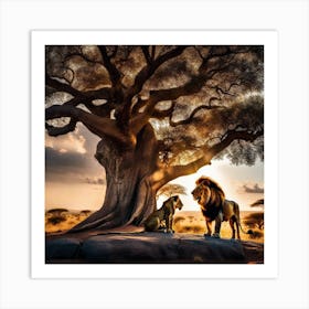 Lion King 37 Art Print