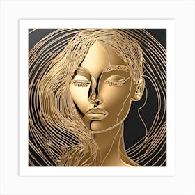 Portrait Of A Woman 3 Art Print