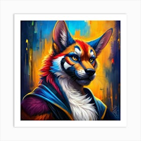 Fox ai Art Print