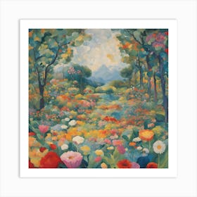 majestic flower Art Print