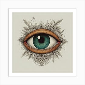 Eye Of The Gods 1 Art Print