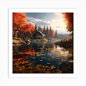 Autumn In The Forest Art Print