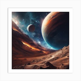 Planets In Space Art Print