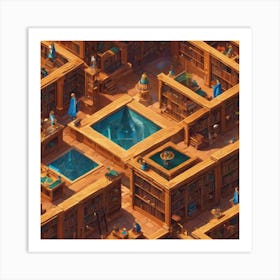 Pixel Art Art Print