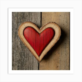 Heart Of Wood Art Print