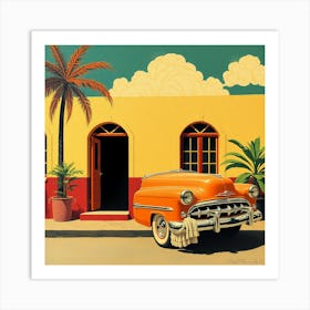 Old Skool Car Art Print