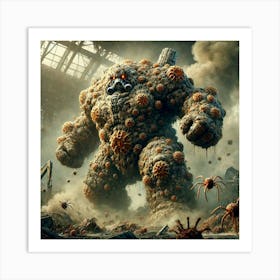 A Massive, Lumbering Kaiju Named Toxarion, The Pla Art Print