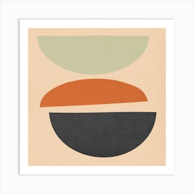 Geometry with expressive circles 20 Art Print