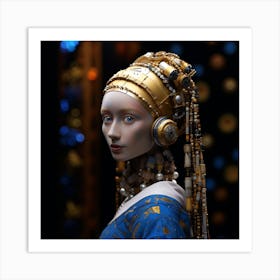 Pearl Earring Art Print