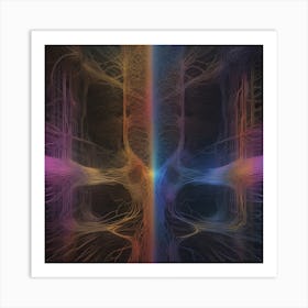 Abstract Psychedelic Painting Art Print