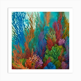 Ocean Coral Art Print