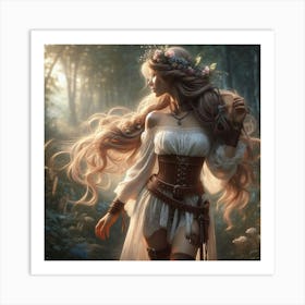 Elven Beauty 3 Art Print