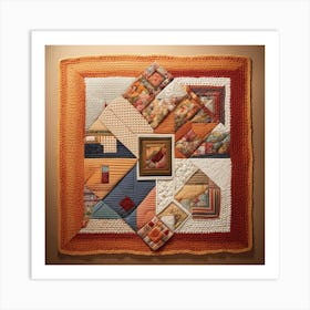 Quilted Wall Hanging Art Print