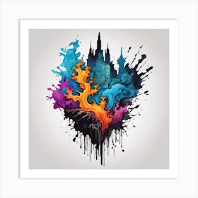 Heart Of Disney Art Print