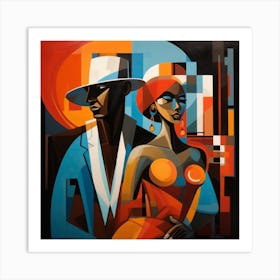 Man And Woman Art Print