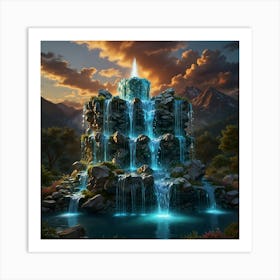 Waterfall 13 Art Print