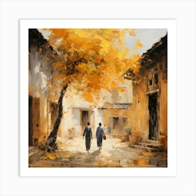 Autumn Street Art Print