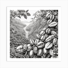 Coffee Beans 207 Art Print