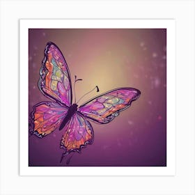 Butterfly Stock Videos & Royalty-Free Footage 1 Art Print