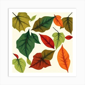 Autumn Leaves 6 Art Print