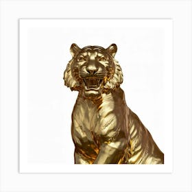 Golden Tiger Art Print