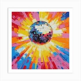 Disco Ball Art 44 Art Print