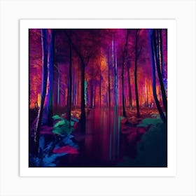 Forest 21 Art Print