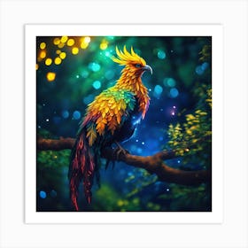 Colorful Bird Art Print