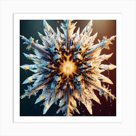 Snowflake 8 Art Print