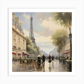 Paris Eiffel Tower 2 Art Print