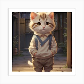 Cute Kitten Art Print