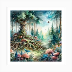 Fairy Forest 3 Art Print