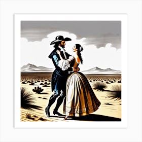 Dance In The Desert Art Print