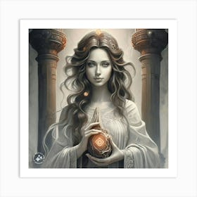 Ethereal Goddess Art Print