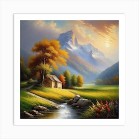 Mountain Stream 7 Art Print