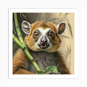 Lemur 8 Art Print